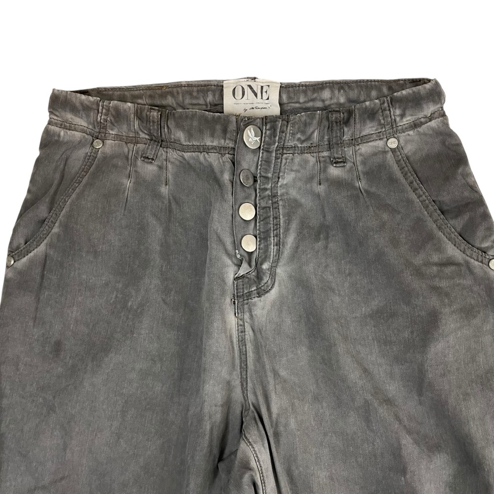 ONE by one teaspoon Super Tough Grey‎ Drawstring Jean Sz 25 - Picture 5 of 14